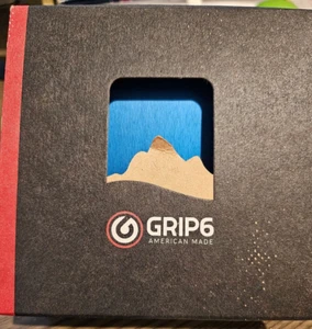 Cartera minimalista GRIP6 protección RFID sin bucle azul profundo nueva - Imagen 1 de 5