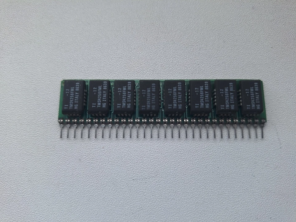 256kB SIPP TI TMS4256FML 120ns 8 chips 1 cara raro Texas Instruments CANTIDAD:1 Foto 1 de 3