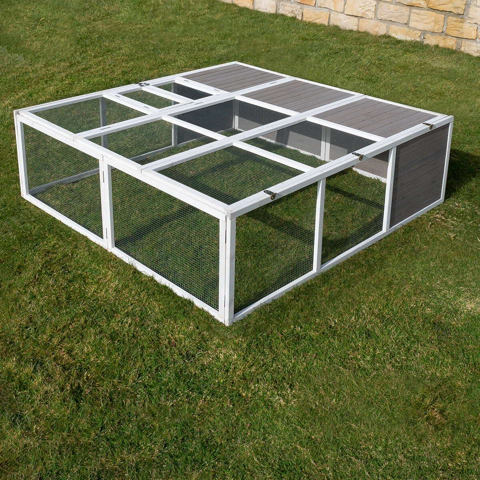 MyAnimal Hasenstall XXL Kaninchenstall Freigehege Hasenkäfig Käfig Stall Freilau