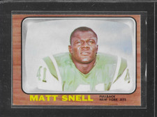 1966 TOPPS FOOTBALL # 102 MATT SNELL NICE CARD