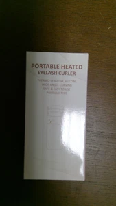 Portable Heated Eyelash Curler, Silicone, safe and easy, AAA Batteries NEW - Picture 1 of 3