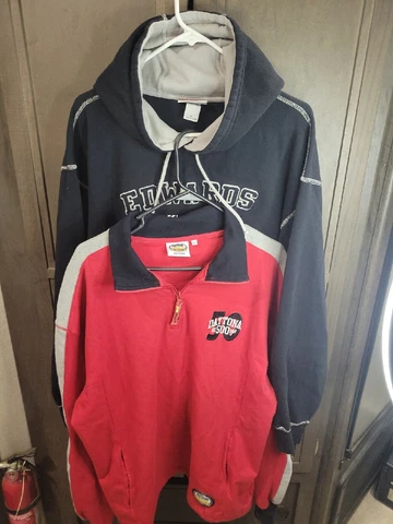 Lot Of 2 XL Rare Nascar Pullover Hoodie Edwards #99 Daytona 500 50th Cover