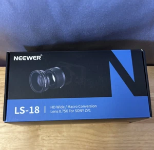 NEEWER Wide Angle Lens for Sony ZV1 Camera, 2 in 1 18mm HD Wide Angle - Picture 1 of 2
