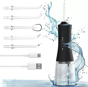 Cordless Water Flosser Dental Oral Irrigator Travel Teeth Cleaner Floss Pick - Picture 1 of 12