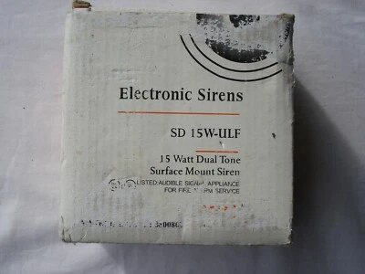 DSC Electronic Siren - SD 15W-ULF - 15 Watt Dual Tone Surface Mount Siren - Image 1 of 2