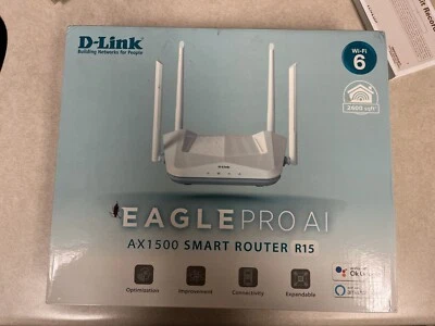 D-Link WiFi 6 Router, AX1500 Ai Series 802.11AX Smart Home Wireless Internet ... - Image 1 of 4