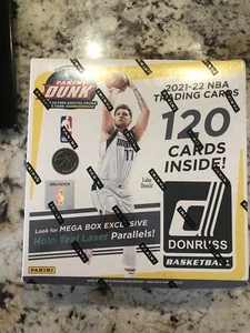 2021/22 Panini Donruss Basketball MASSIVE Factory Sealed MEGA Box-120 Cards! - Picture 1 of 1
