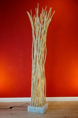 Lámpara de pie Driftwood madera 210 cm rústica luz de pie natural nueva Foto 1 de 3