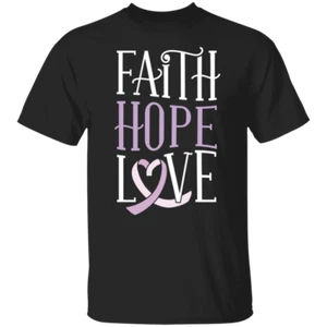 Faith Hope Love T-Shirt Christian Tshirt 1 Corinthians 13:13 Inspirational Tee - Picture 1 of 18