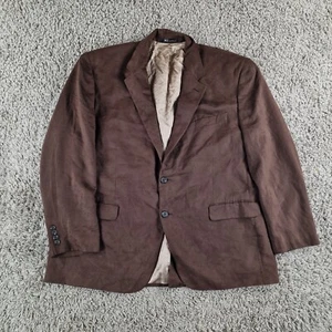 Chaps Blazer Mens 48 R Brown Suit Jacket Sport Coat - Picture 1 of 13