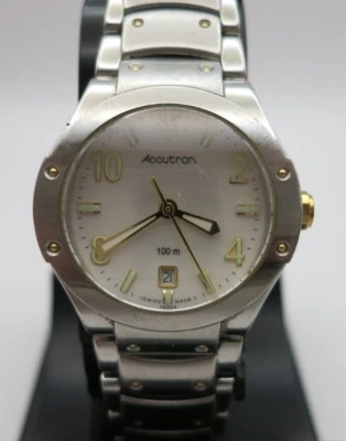 Bulova Accutron Breckenridge Ladies Swiss Quartz Watch - 28M09 - New Battery - Image 1 of 4