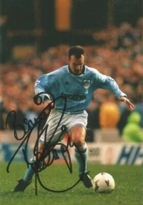 MAN CITY: PETER BEAGRIE SIGNED 6x4 ACTION PHOTO+COA - Picture 1 of 1