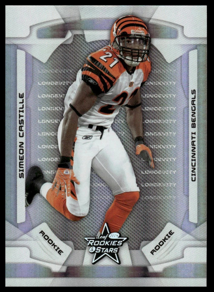 2008 Leaf Rookies & Stars #178 Simeon Castille Longevity Silver Holofoil #/99 - Image 1 of 2