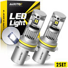 2Set Bright Led 9007 Headlight Conversion Bulbs High Kit Low Beam 30000Lm White