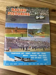 Racing Pictorial 1960-1961 RARE Indy 500 Daytona 500 NASCAR USAC IMCA Autos Cars - Bild 1 von 20