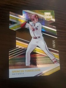 2020 Elite Extra Edition Aspirations Die Cut Gold #1 Spencer Torkelson 8/24