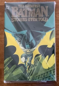 DC Comics 1988 1st Edition Greatest Batman Stories Ever Told Bob Kane Book - Picture 1 of 2
