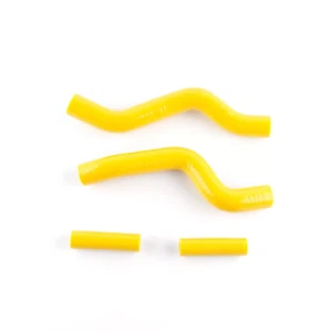 Silicone Radiator Coolant Hose Pipe Kit For Suzuki RM250 RM 250 2001-2008 Yellow - Picture 1 of 5