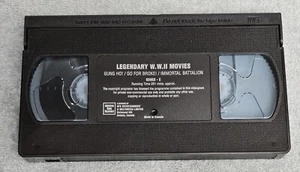 LEGENDARY W.W. II MOVIES (VHS, 2000, 3-Movies) - Gung Ho, Go For Broke, The Immo - Picture 1 of 2