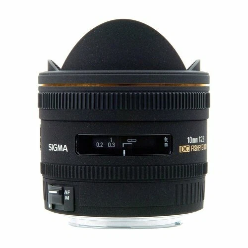 SIGMA Single Focal Length Fisheye Lens 10mm F2.8 EX DC FISHEYE HSM Sony A - Image 1 of 1