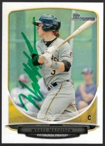 2013 Bowman BP87 Wyatt Mathisen Pittsburgh Pirates signed Autogramm auf Karte - Bild 1 von 2