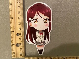 New Love Game Funny Cute Big Chibi Anime Rare Meme Vinyl Decal Sticker Car Truck - Picture 1 of 12
