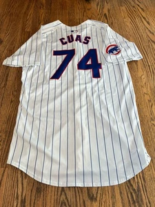 Team Issued #74 Jose Cuas Chicago Cubs Sz 44 Nike MLB Authenticated Jersey - Picture 1 of 8