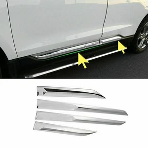 For Ford Edge 2015-2020 Chrome Side Door Body Molding Cover Anticollision Trim - Picture 1 of 7