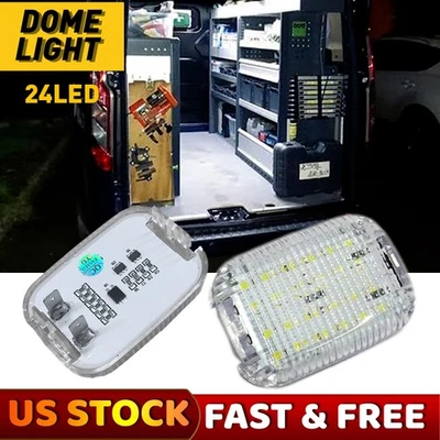 For 2015-2023 Ford Transit 150 250 350 HD Interior LED Dome Light Cargo Area 2x - Imagem 1 de 4