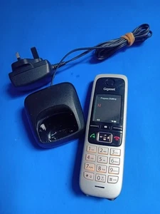 Gigaset C430HX Téléphone Simple Sans Fil Combiné Chargeur Station Base Fonctionne - Photo 1/13