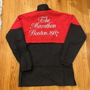 Vintage New Balance Boston Marathon 1987 Jacket Sz M Rare - Picture 1 of 4