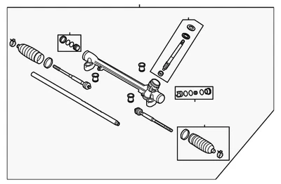 Engranaje de dirección genuino Mazda GHT2-32-110E Foto 1 de 2