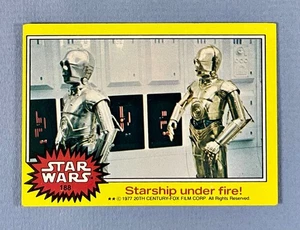 1977 Topps Star Wars Yellow Series 3 - Starship under fire! #188 - Picture 1 of 2