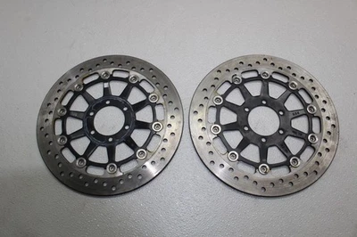 10-17 VICTORY CROSS COUNTRY FRONT LEFT RIGHT BRAKE ROTORS DISCS - Image 1 of 4