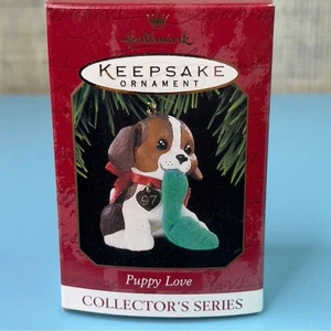 Hallmark Keepsake Ornamento Cucciolo Amore Collezionisti Serie Artigianale e Ottone 1997 - Foto 1 di 4