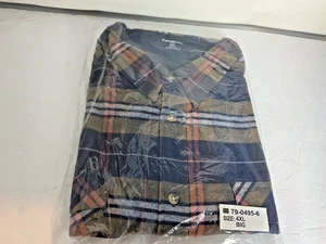 KingSize Mens Big & Tall Signature Plaid Flannel Shirt Size 4XL - Picture 1 of 4