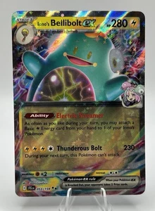 Juego de cartas coleccionables Pokémon Ionos Bellibolt ex - 053/159 Journey Together doble raro - Imagen 1 de 2