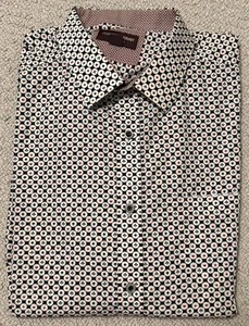 Johnston & Murphy Spade Diamond Cards Suits L/S Button Up Shirt Mens Size XL - Picture 1 of 5