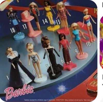 Juego completo McDonald's Barbie 2000 Millennium nuevo en paquete y casa de juego y exhibición nuevo Foto 1 de 4