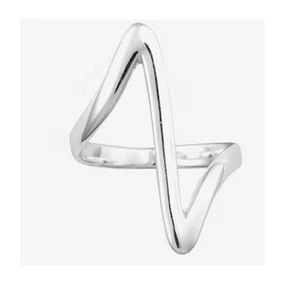 Sterling Silver Zig Zag Ring - Picture 1 of 7