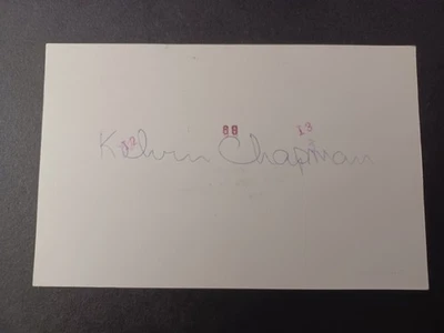 Kelvin Chapman Signed Government Postcard GPC - Mets - Image 1 of 2