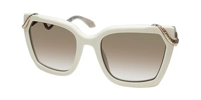 НОВЫЙ ROBERTO CAVALLI SRC034 СОЛНЦЕЗАЩИТНЫЕ ОЧКИ БЕЖЕВЫЙ ПЛАСТИКОВЫЙ 9 X 7G ЖЕНЩИН ИТАЛИИ КВАДРАТ - Изображение 1 из 4