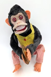 Daishin Musical Jolly Chimp Clapping Cymbal Monkey Toy, No Batteries, Untested - Picture 1 of 6