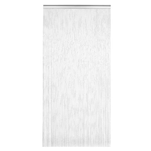 Kit de cortina de cadena de aluminio de metal para decoración de habitación oficina tienda plateado - Imagen 1 de 10