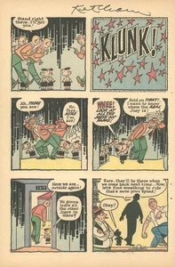 Von Hank Ketcham signierte Comic-Seite - Bild 1 von 2