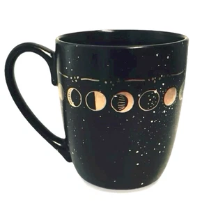 Taza de café Stay Wild Moon Child taza negra 14 oz. Fases lunares de té de cerámica - Imagen 1 de 5