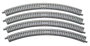 Tomix N Scale 1191 280mm Radius 45??Curve Track C280-45-PC 4 pcs F/S w/Tracking# - Picture 1 of 3