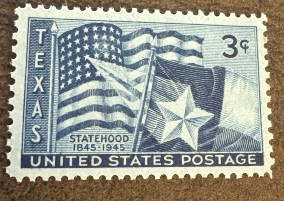 1945 US Stamps - Scott #938 - 3 Cent - TX Statehood - MNH/OG/VF - Image 1 of 1
