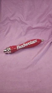 Vintage Budweiser Beer 11 1/2” Beer Tap Wooden Handle Draft Knob 1999 FREE SHIP - Picture 1 of 7
