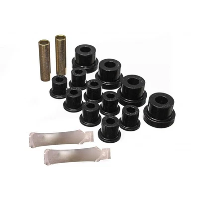 Suspensión energética para Jeep CJ5 1976-1983 bujes de resorte delanteros negros Foto 1 de 2